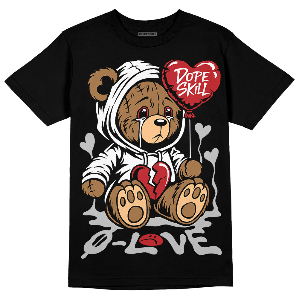Red Taxi 12s DopeSkill T-Shirt Broken Bear Graphic
