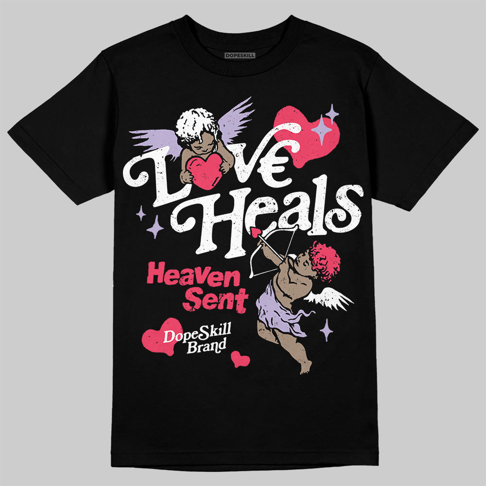 Peanut Butter Jelly 5s DopeSkill T-Shirt New Love Heals Graphic