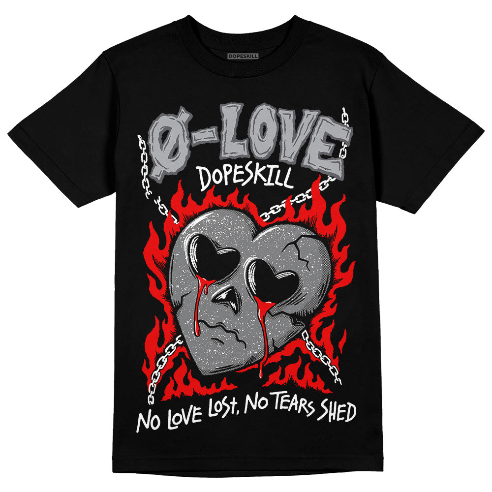 Wet Cement 4s DopeSkill T-Shirt Crying Heart Graphic