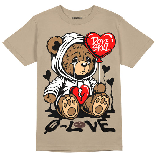 Latte 1s DopeSkill Medium Brown T-shirt Broken Bear Graphic