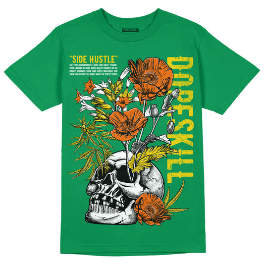 Green Collection DopeSkill Green T-shirt Side Hustle Graphic