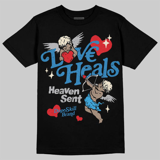 Rare Air 3s DopeSkill T-Shirt New Love Heals Graphic