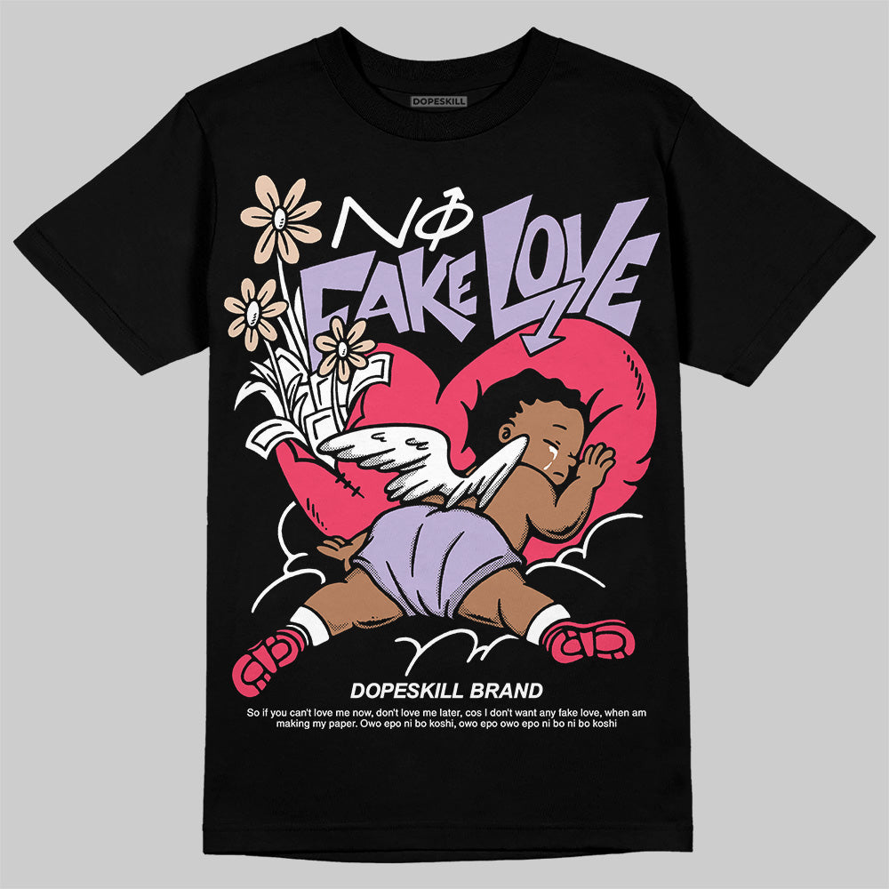 Peanut Butter Jelly 5s DopeSkill T-Shirt No Fake Love Graphic