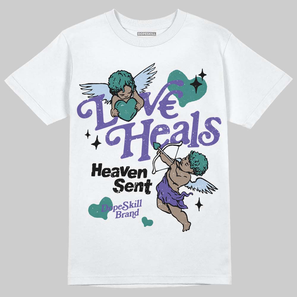 Grape 5s DopeSkill T-Shirt New Love Heals Graphic