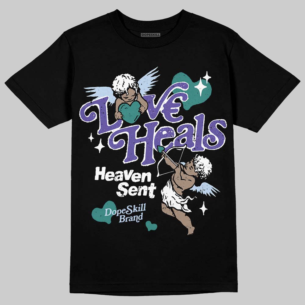 Grape 5s DopeSkill T-Shirt New Love Heals Graphic