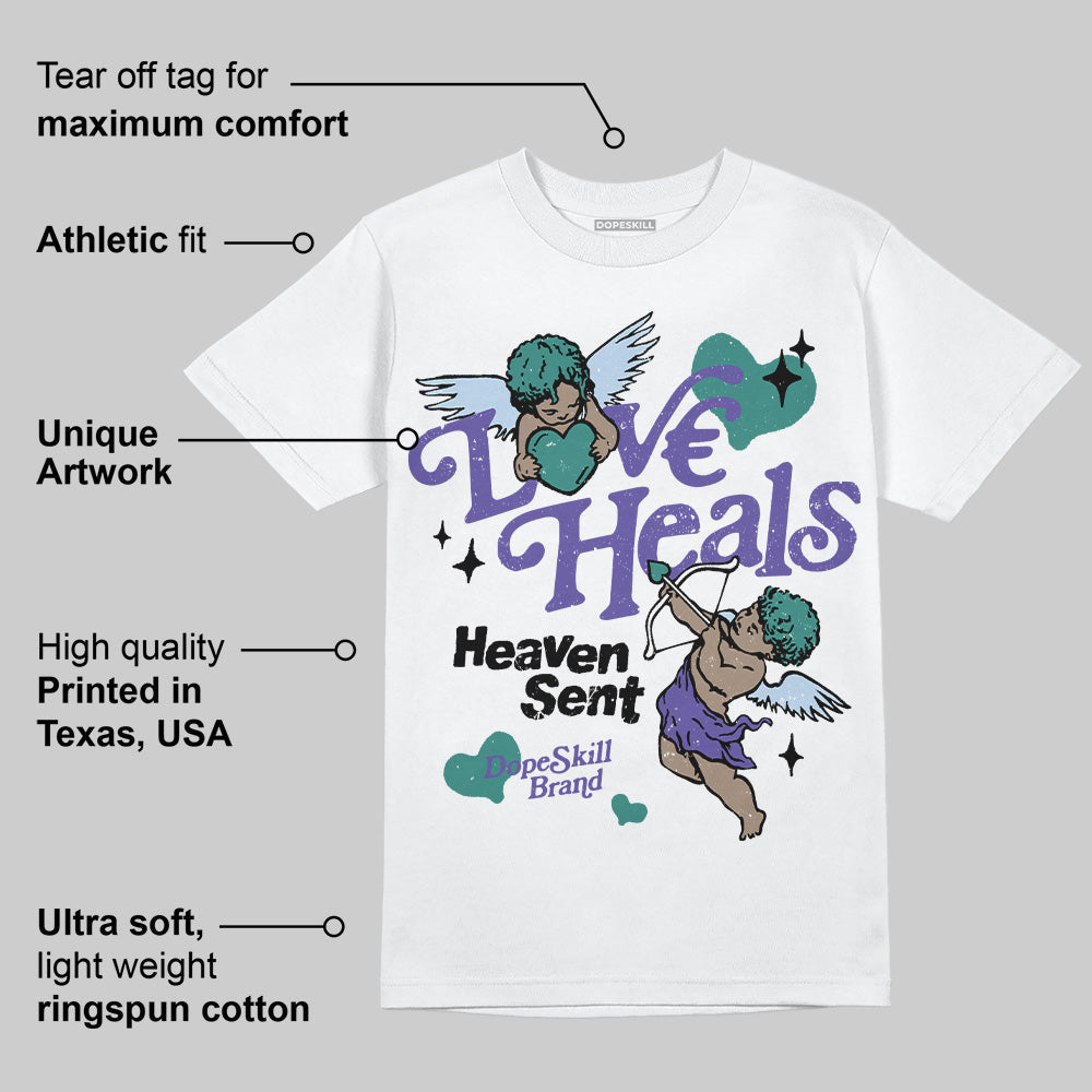 Grape 5s DopeSkill T-Shirt New Love Heals Graphic