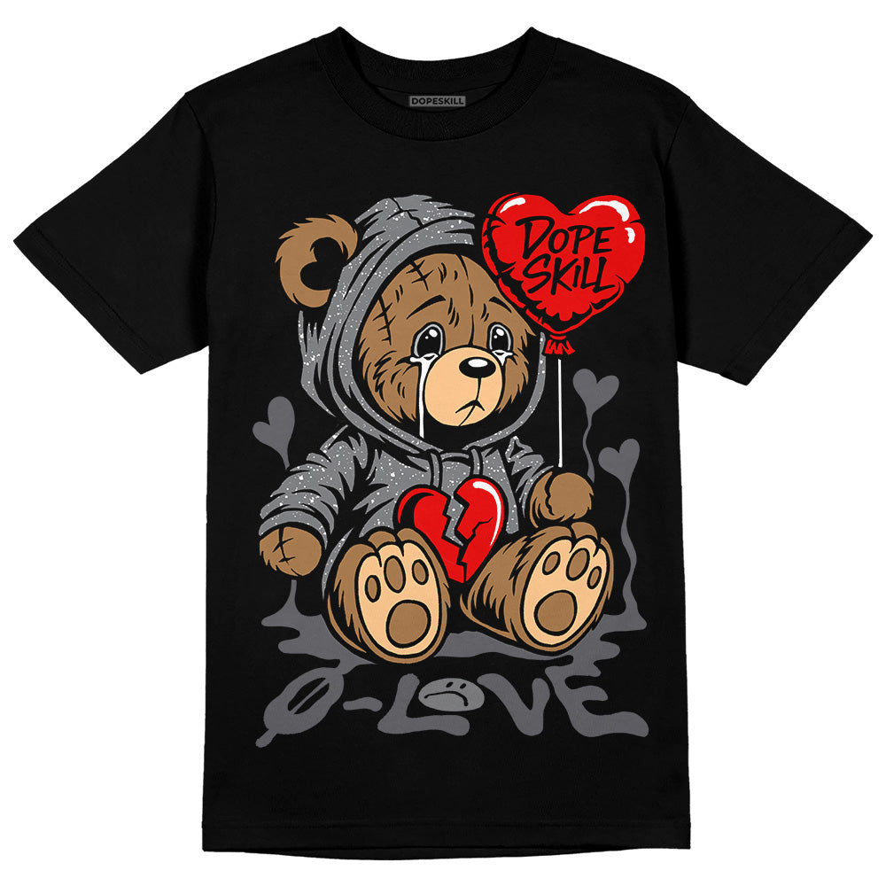 Wet Cement 4s DopeSkill T-Shirt Broken Bear Graphic