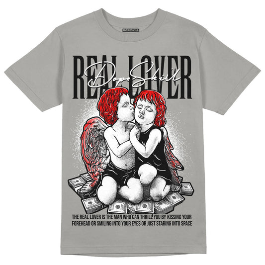 Wet Cement 4s DopeSkill Grey T-shirt Real Lover Graphic