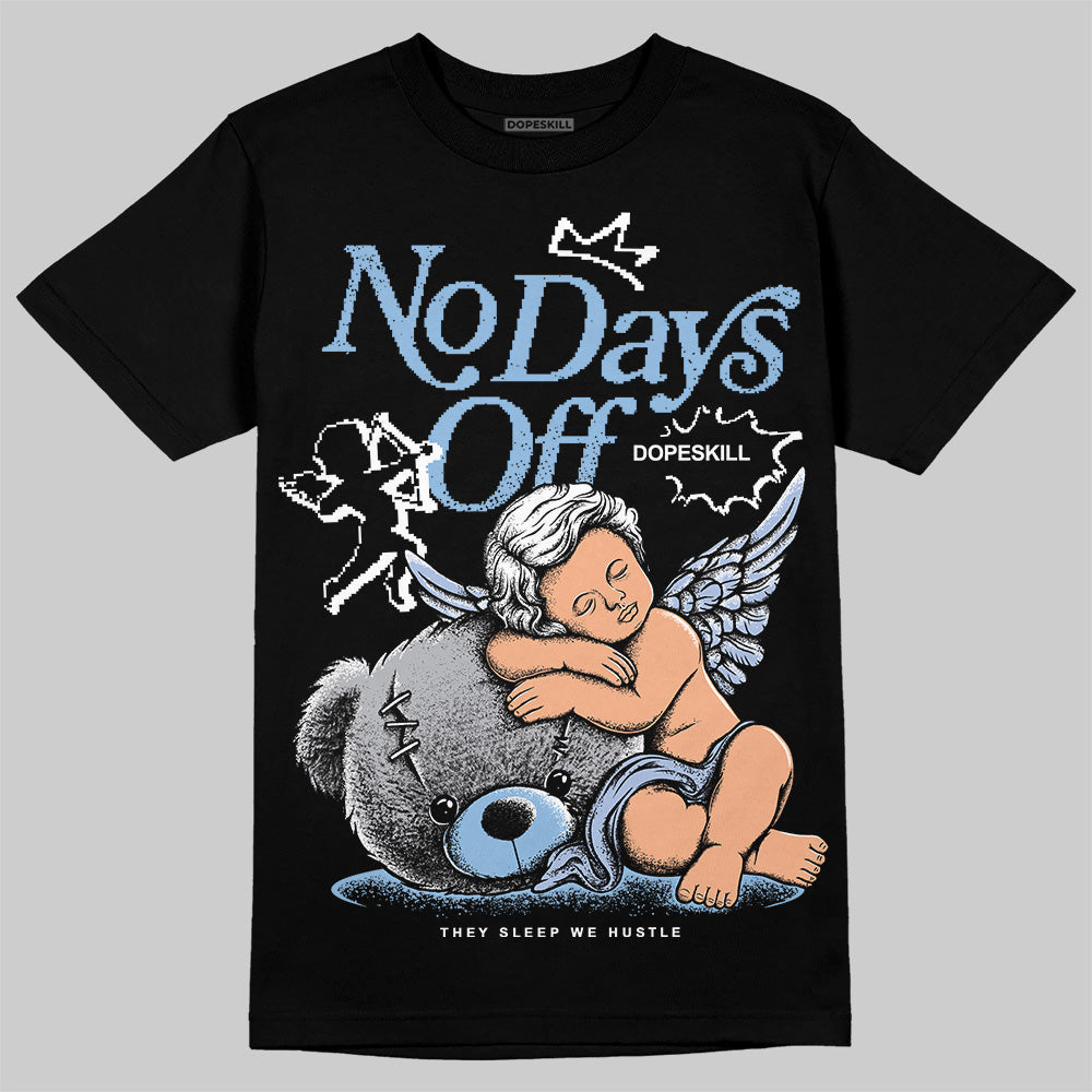 Women's Runner Sneaker Light Blue DopeSkill T-Shirt New No Days Off Graphic