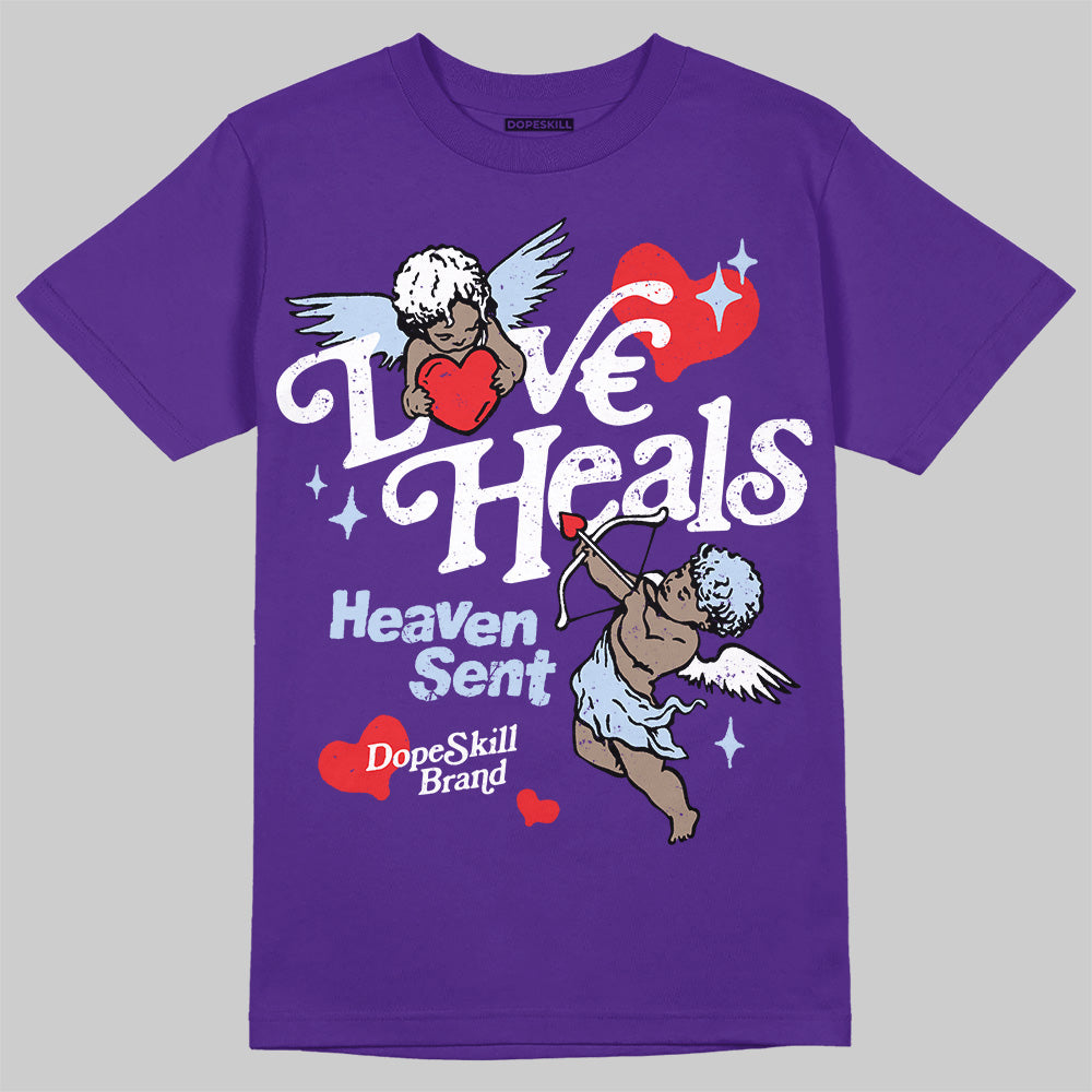 Grape 5s DopeSkill T-Shirt New Love Heals Graphic