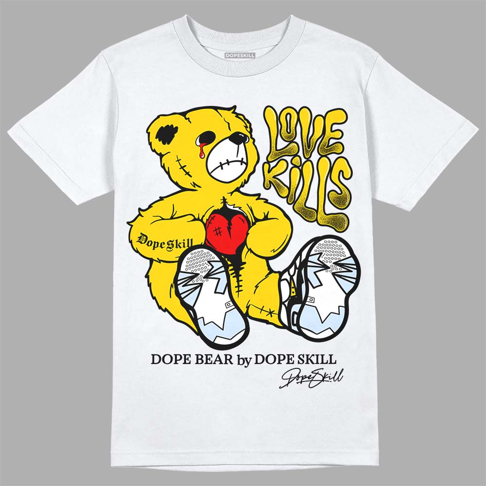 Yellow Ochre 6s DopeSkill T-Shirt Love Kills Graphic