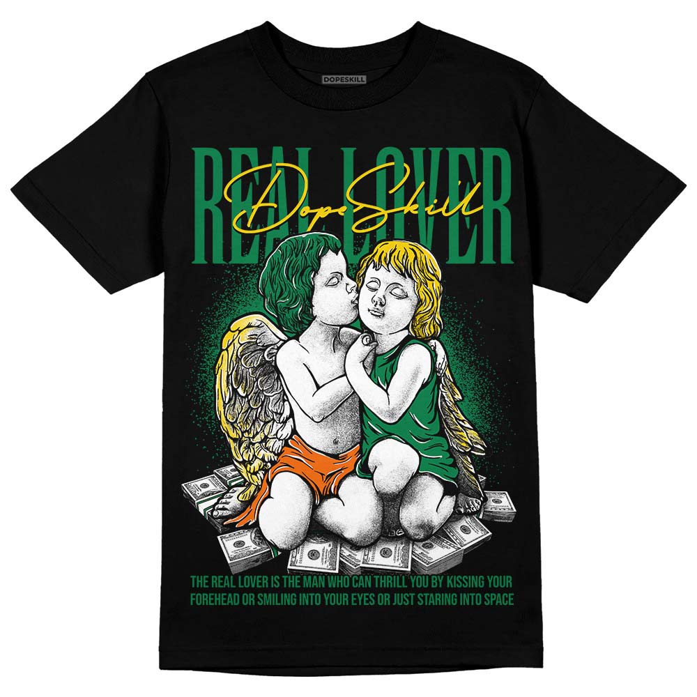Green Collection DopeSkill T-Shirt Real Lover Graphic