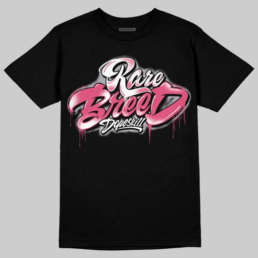 White Fluo Pink DopeSkill T-Shirt Rare Breed Type Graphic