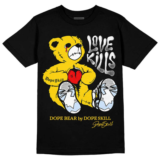 Yellow Ochre 6s DopeSkill T-Shirt Love Kills Graphic