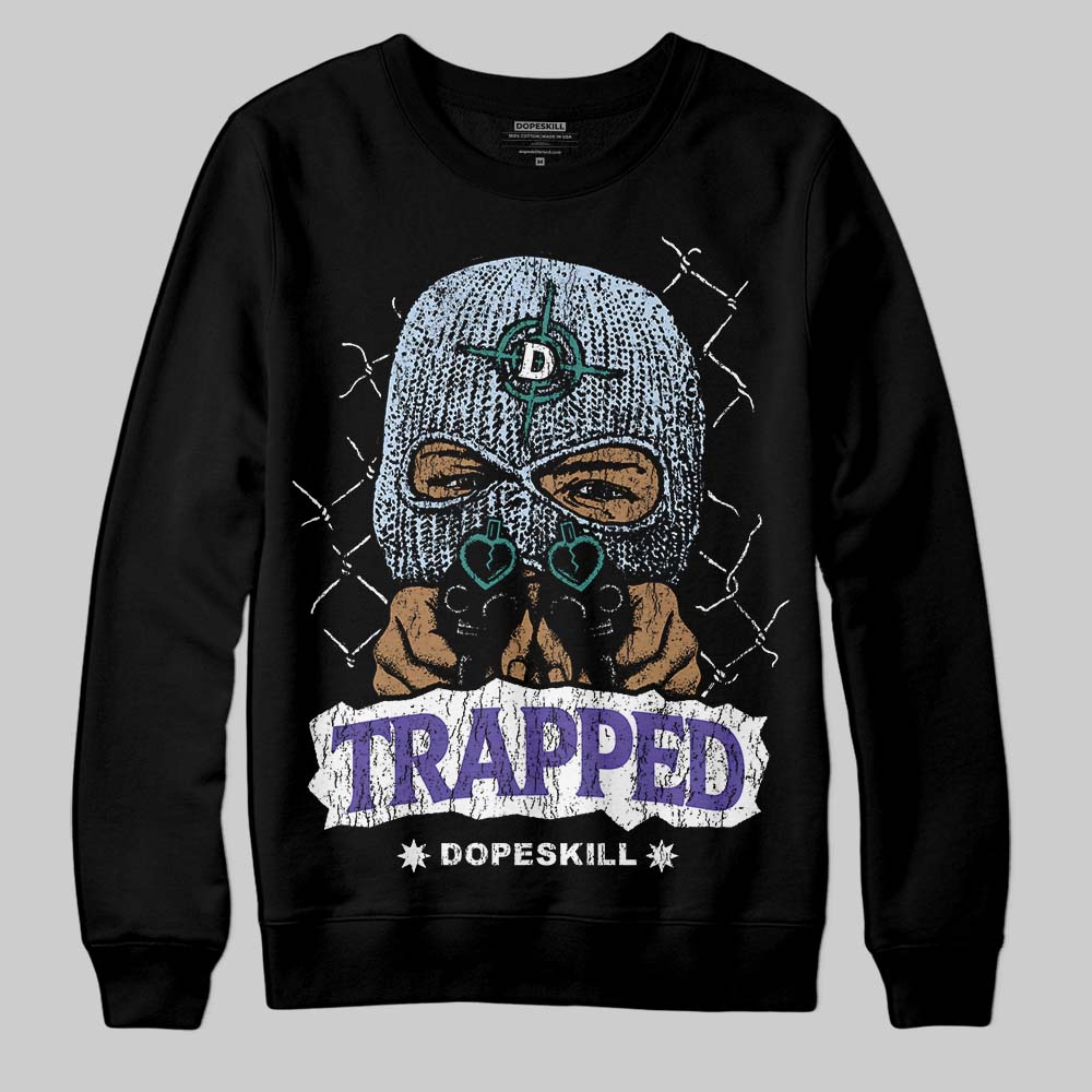Grape 5s DopeSkill Sweatshirt New Trapped Graphic
