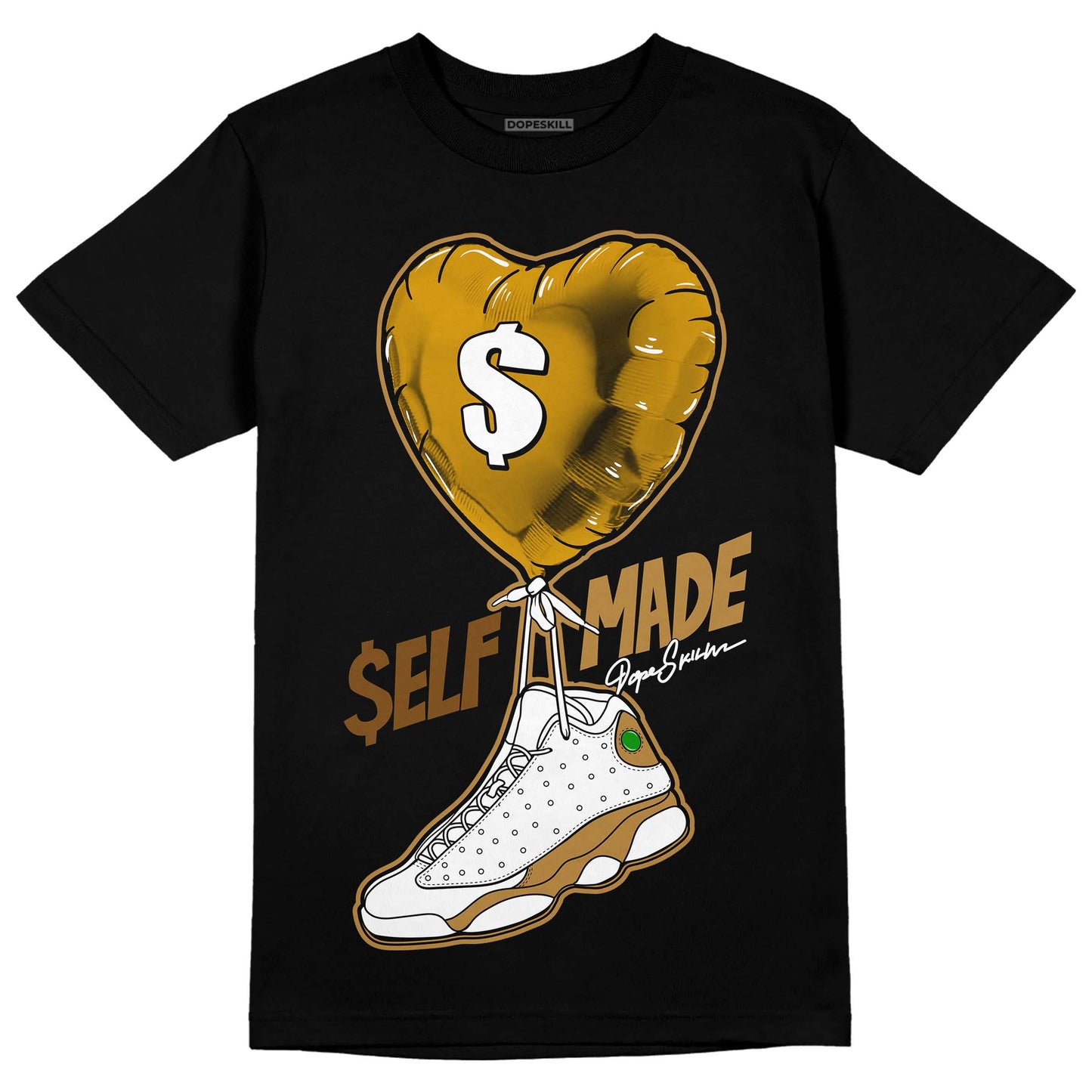 Wheat 13s DopeSkill T-Shirt Self Made Graphic