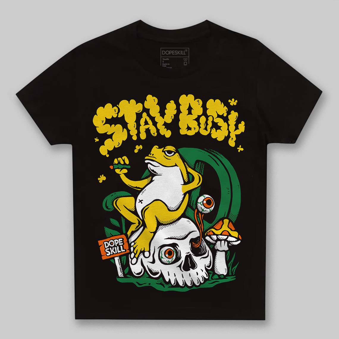 Green Collection DopeSkill Toddler Kids T-shirt Stay Busy Graphic