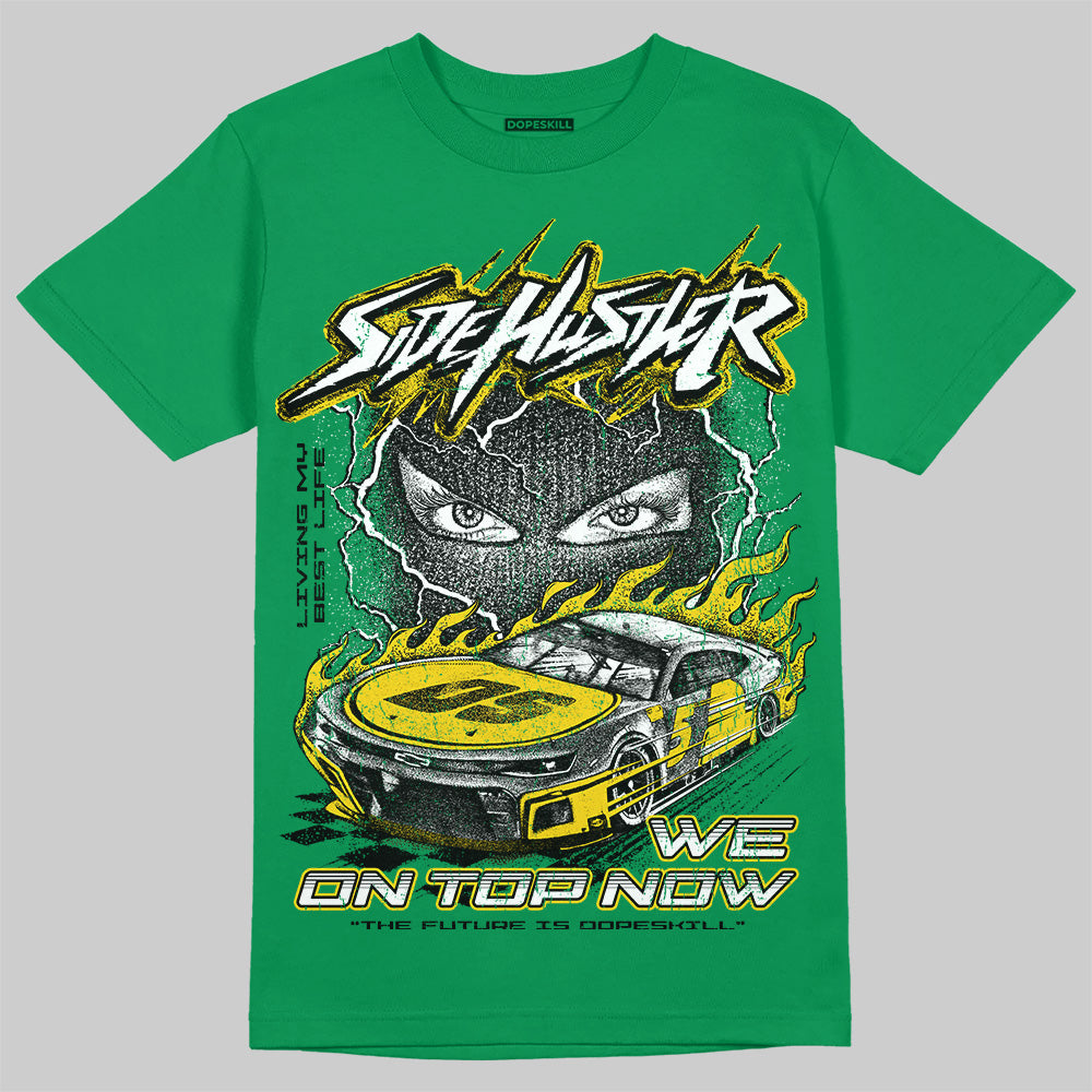 Green Collection DopeSkill T-Shirt New Side Hustler Graphic