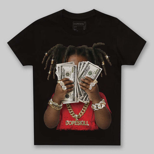 Red Collection DopeSkill Toddler Kids T-shirt Rich Youth Graphic