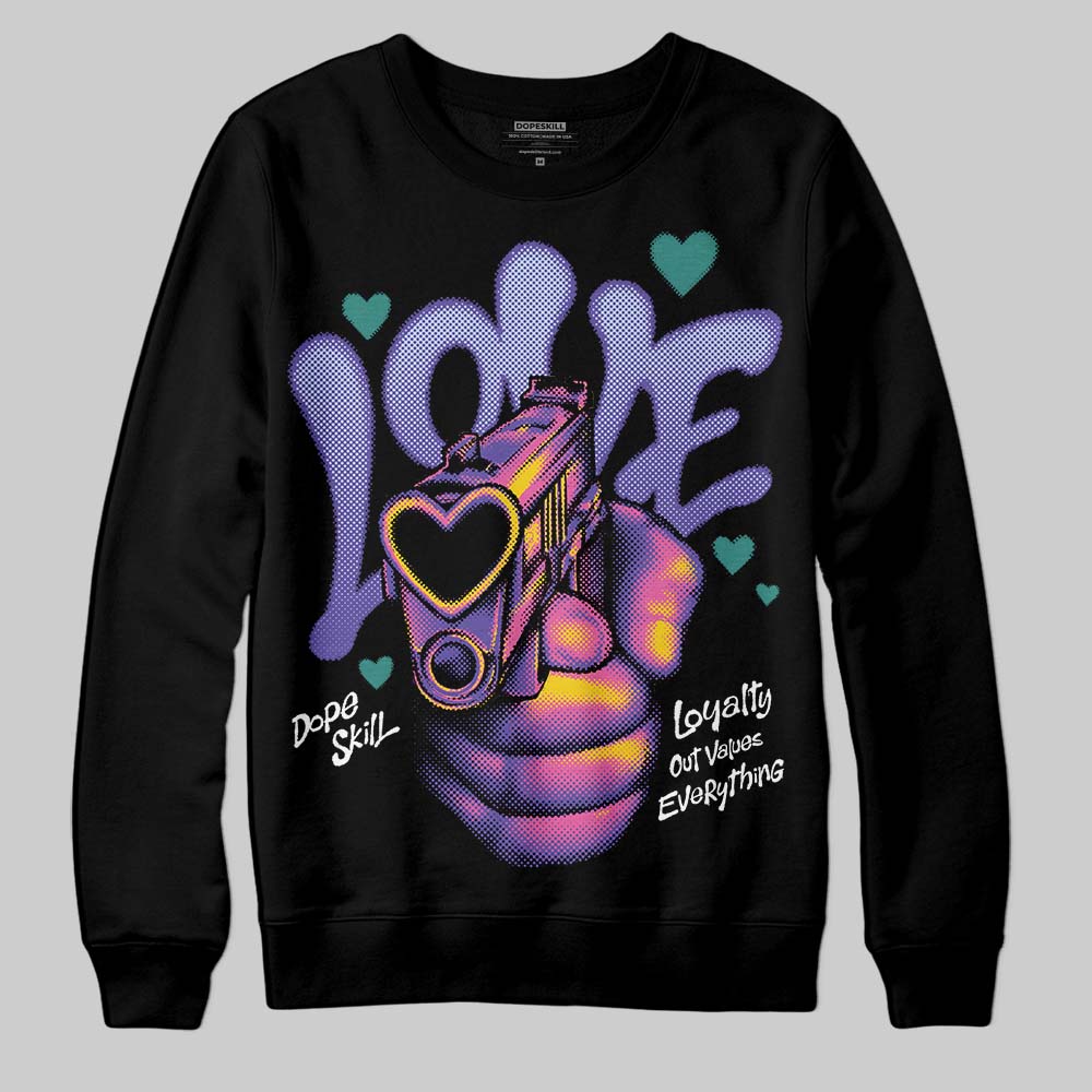 Grape 5s DopeSkill Sweatshirt Love Shot Graphic