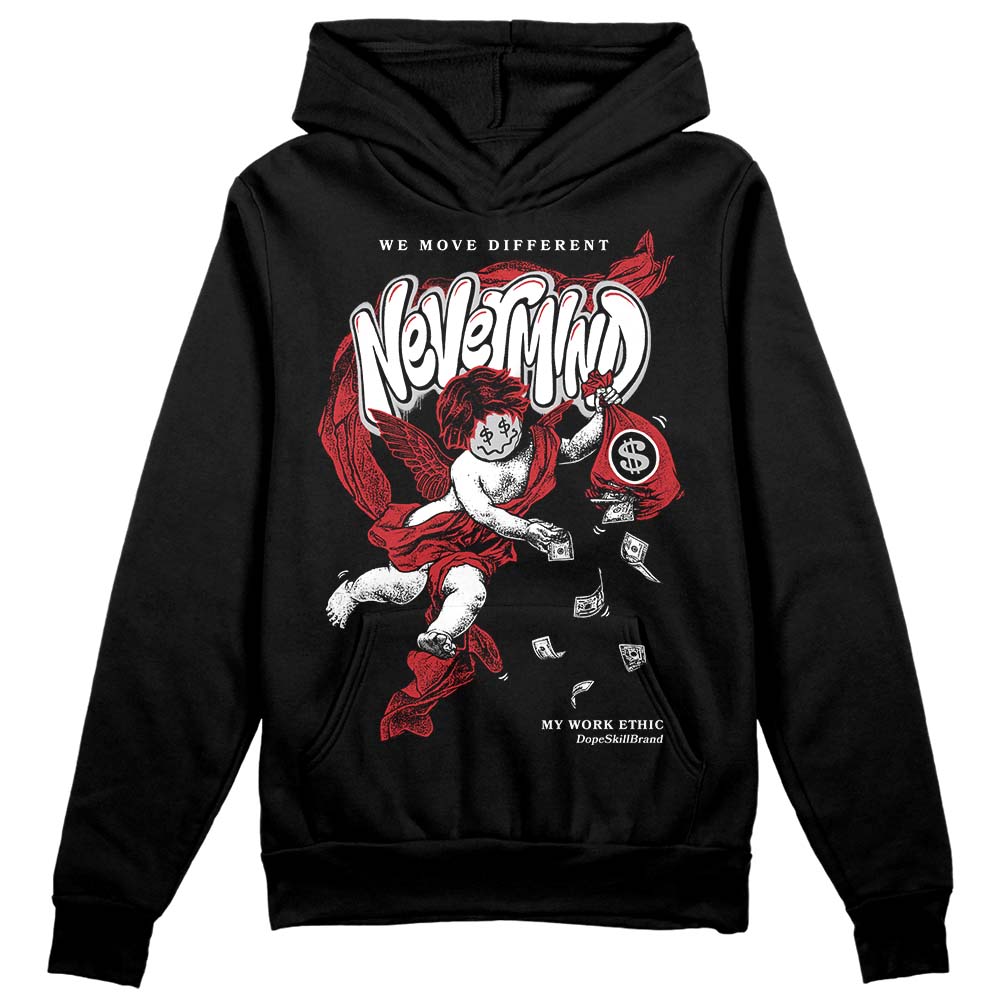 Red Taxi 12s DopeSkill Hoodie Sweatshirt Nevermind Graphic