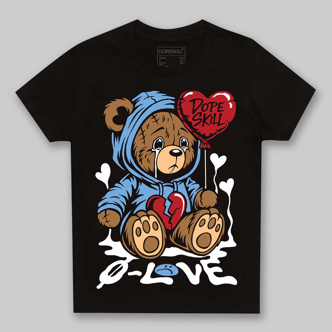 Melo 12s DopeSkill Toddler Kids T-shirt Broken Bear Graphic