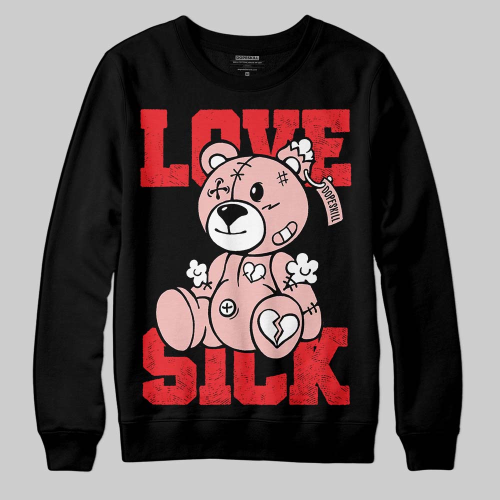 Red Collection DopeSkill Sweatshirt Love Sick Graphic