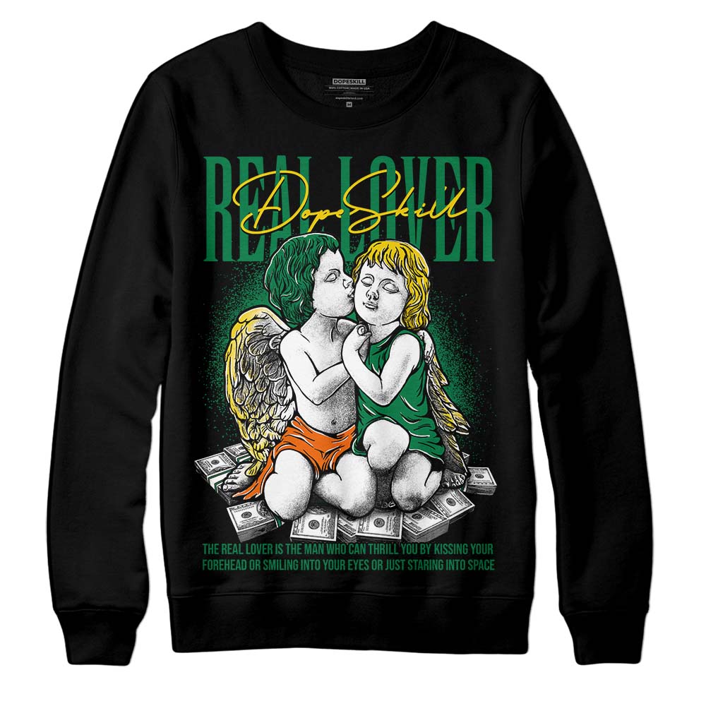 Green Collection DopeSkill Sweatshirt Real Lover Graphic
