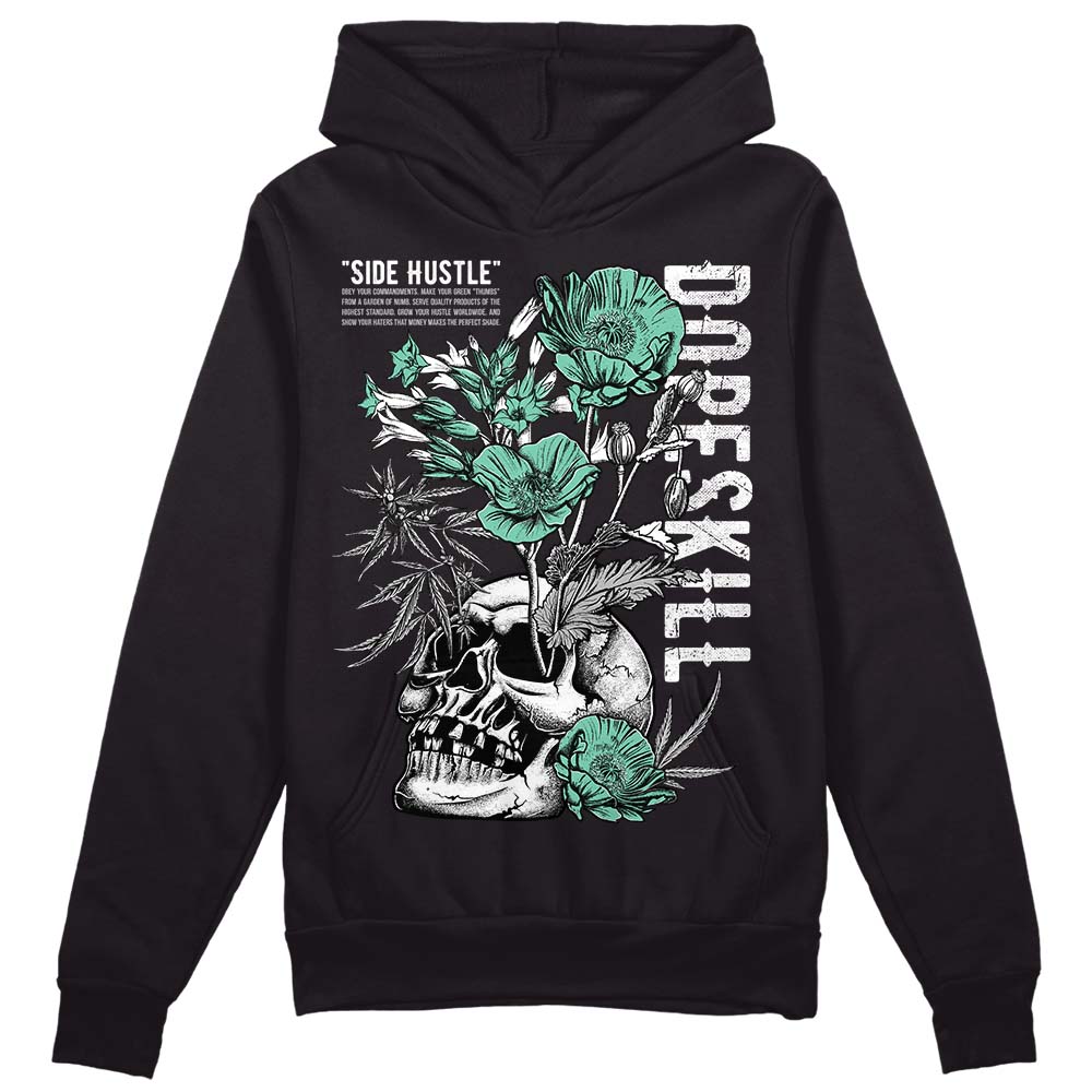 Green Glow 3s DopeSkill Hoodie Sweatshirt Side Hustle Graphic
