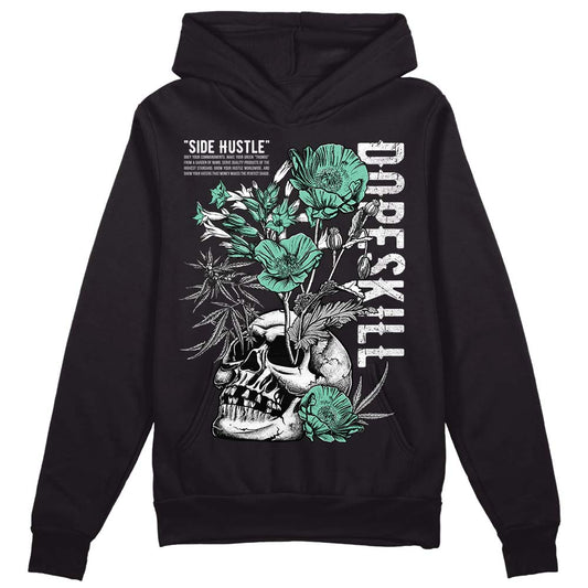 Green Glow 3s DopeSkill Hoodie Sweatshirt Side Hustle Graphic
