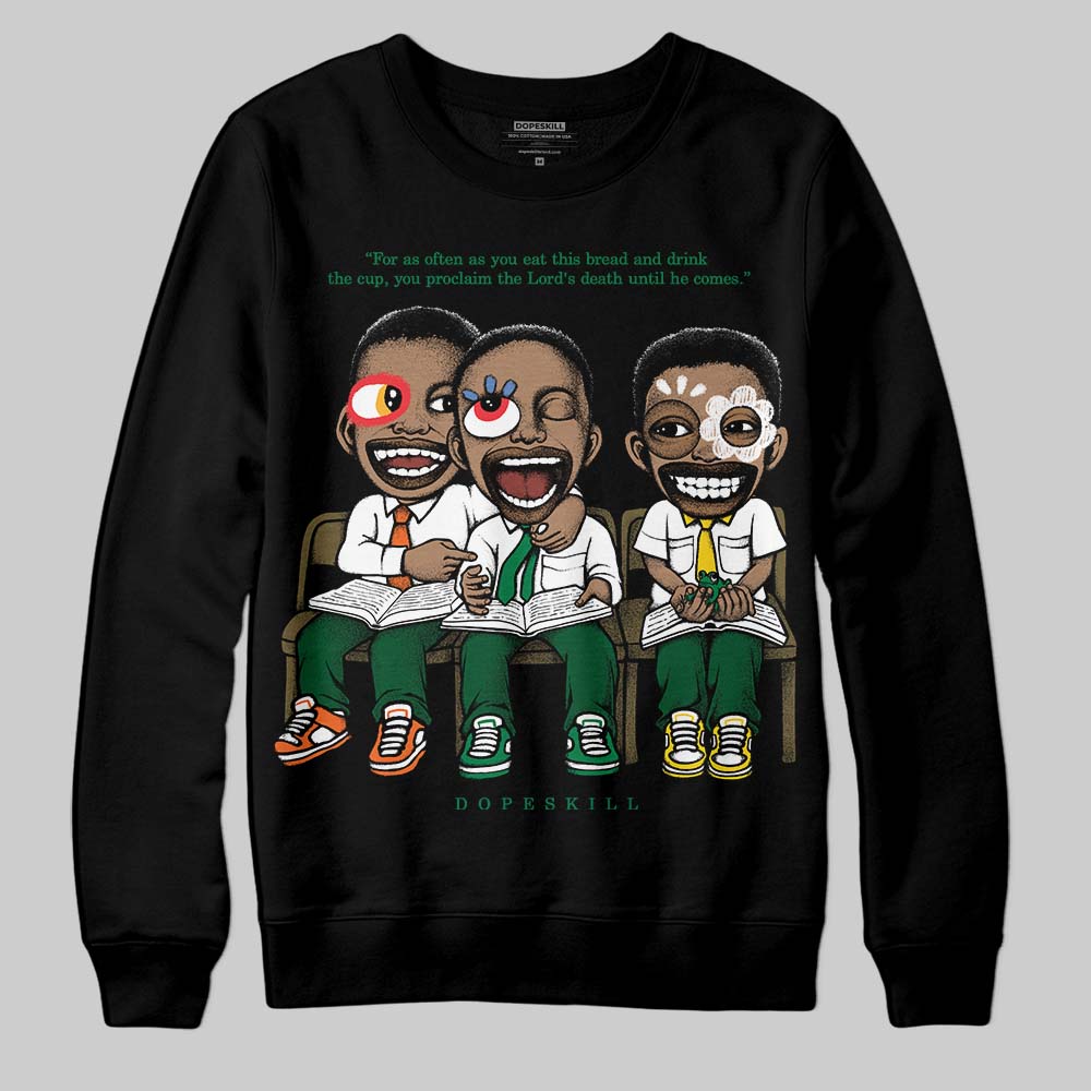 Green Collection DopeSkill Sweatshirt First Sunday Graphic