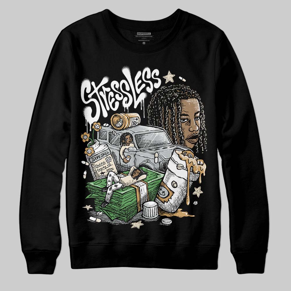 Reverse Metallic 5s DopeSkill Sweatshirt Stressless Graphic