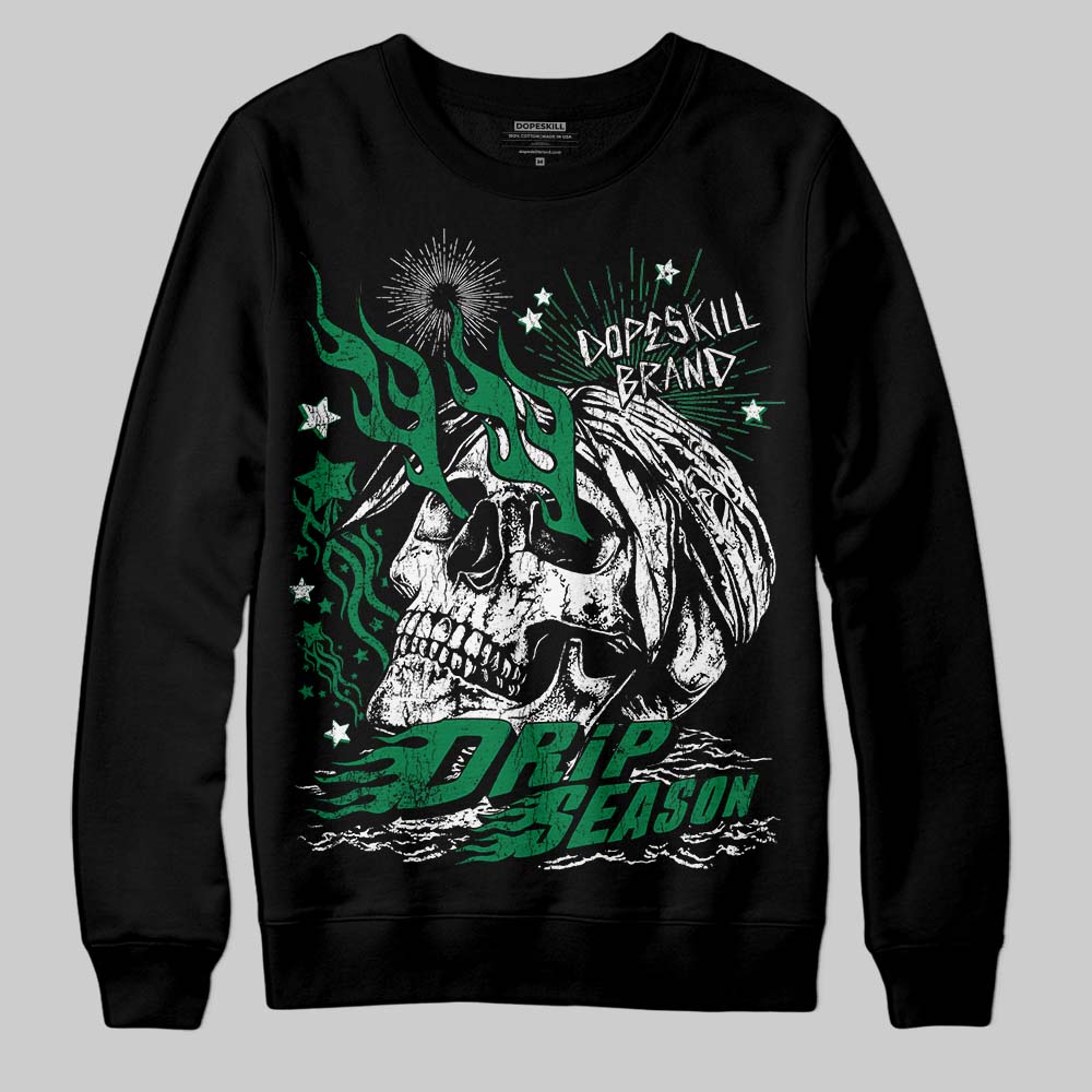 Green Collection DopeSkill Sweatshirt Drip Season Graphic