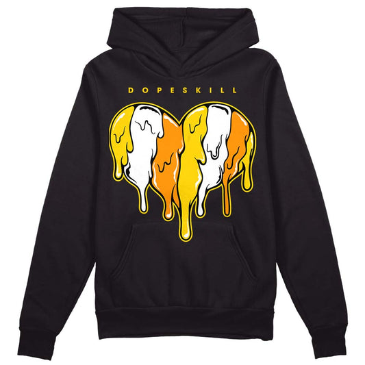 Yellow Ochre 6s DopeSkill Hoodie Sweatshirt Slime Drip Heart Graphic