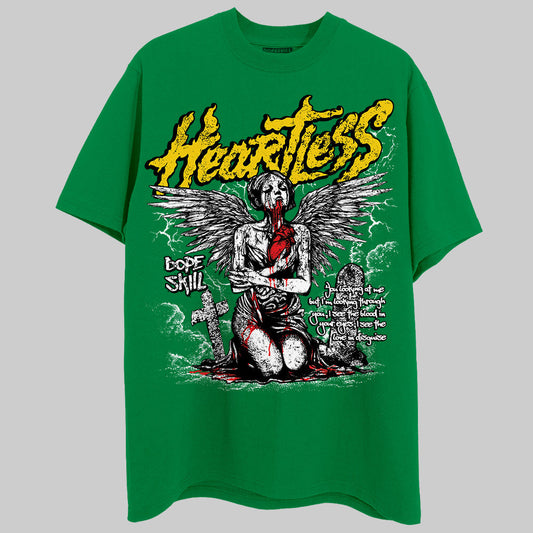 Green Collection DopeSkill Green T-shirt Heartless Graphic