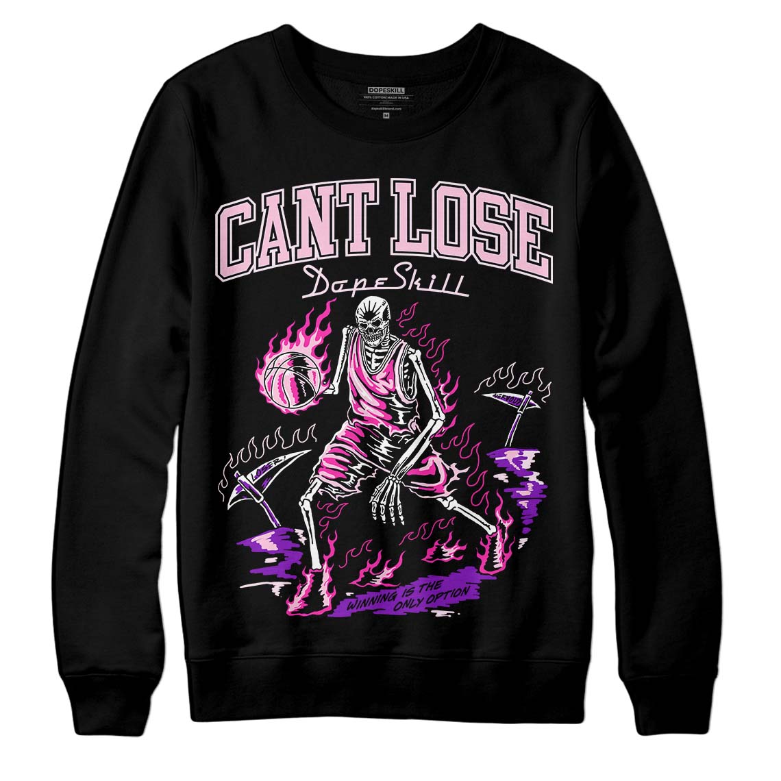 Triple Pink Dunk Low DopeSkill Sweatshirt Cant Lose Graphic
