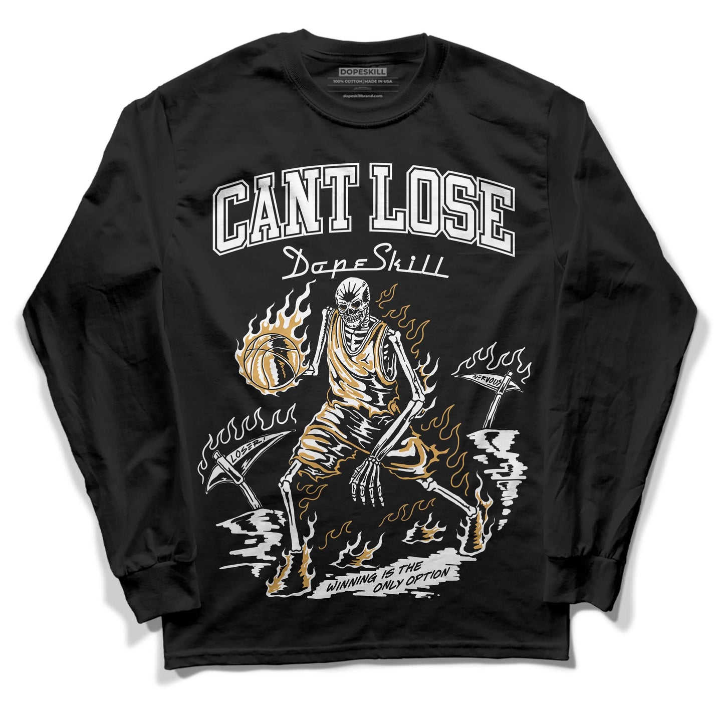 Gratitude 11s DopeSkill Long Sleeve T-Shirt Cant Lose Graphic