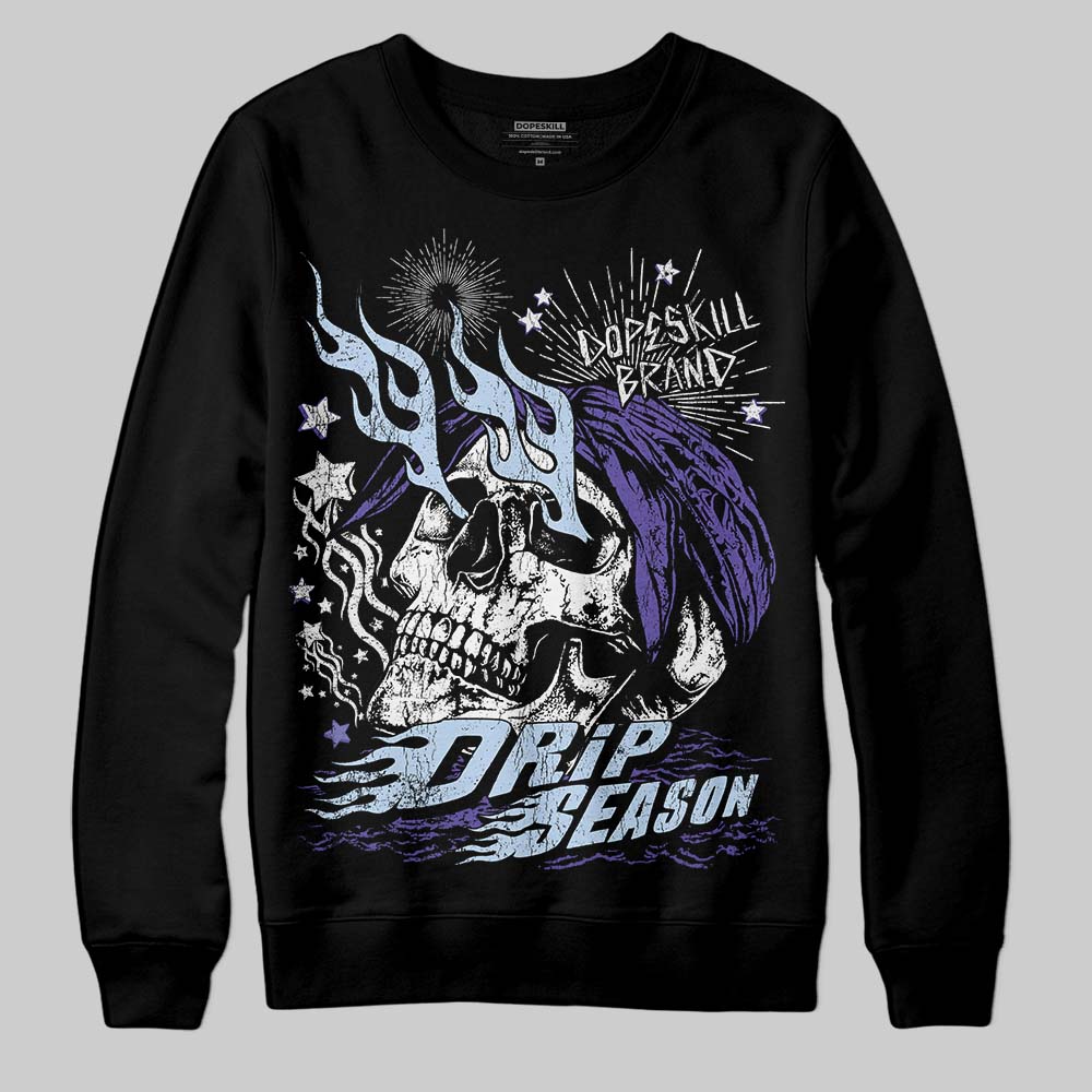 Grape 5s DopeSkill Sweatshirt Drip Season Graphic
