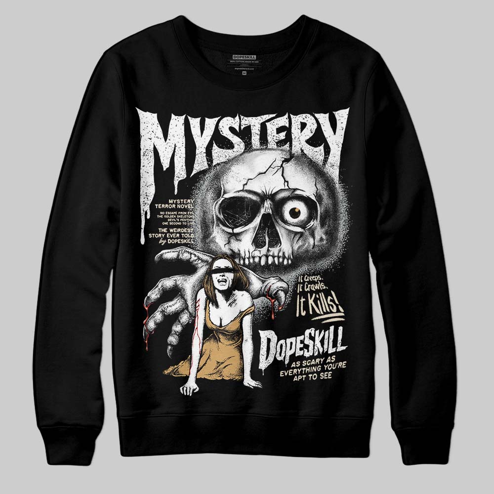 Reverse Metallic 5s DopeSkill Sweatshirt Mystery Ghostly Grasp Graphic
