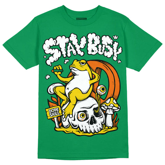 Green Collection DopeSkill Green T-shirt Stay Busy Graphic