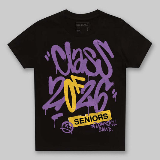 PURPLE Collection DopeSkill Toddler Kids T-shirt Class of 2026 Graphic
