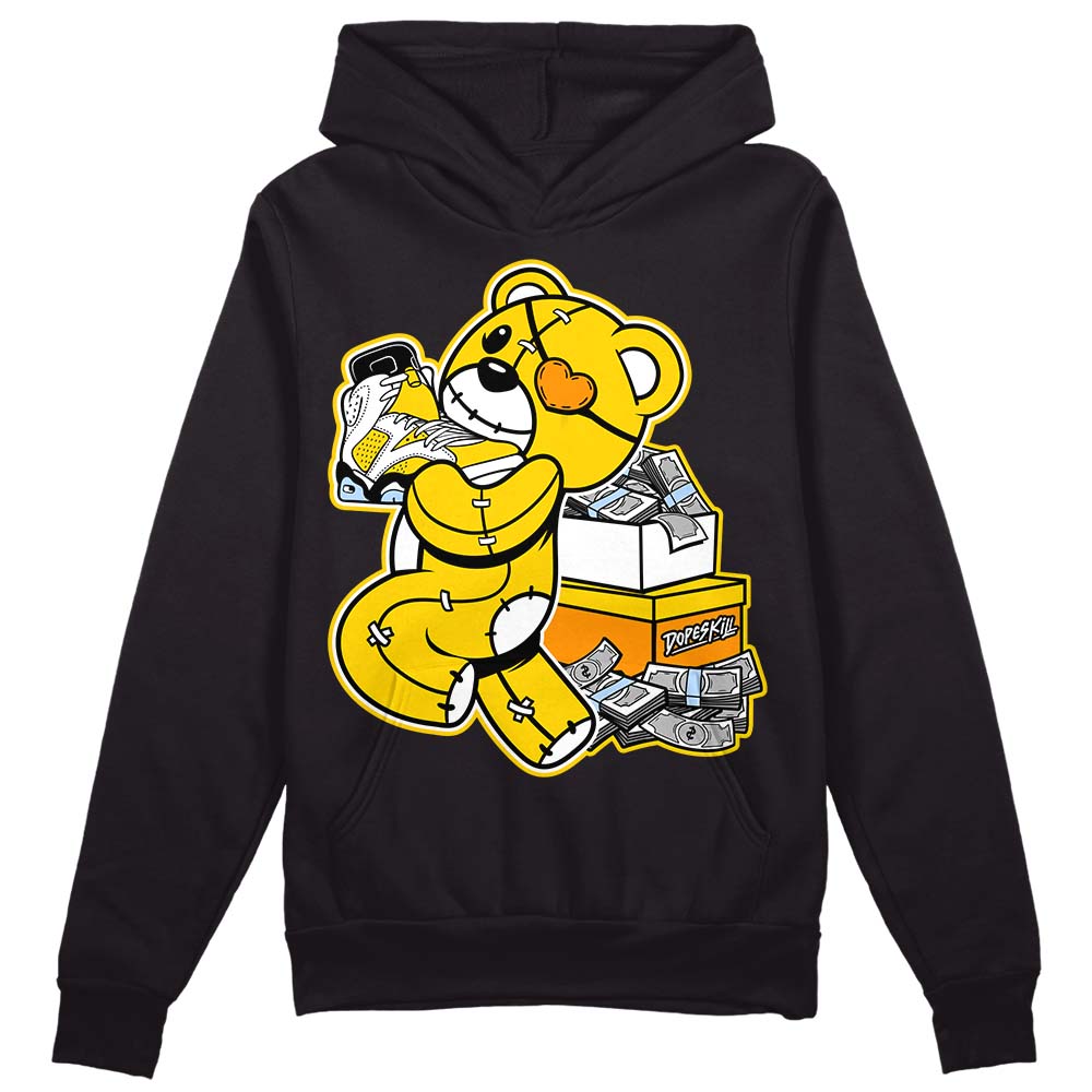 Yellow Ochre 6s DopeSkill Hoodie Sweatshirt Bear Steals Sneaker Graphic