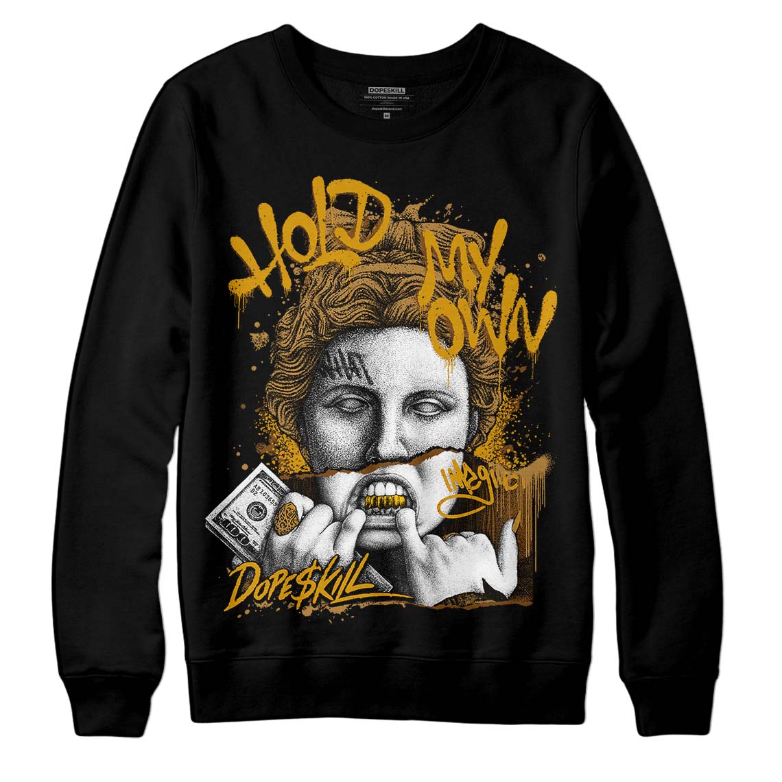 Wheat 13s DopeSkill Sweatshirt Hold My Own Graphic