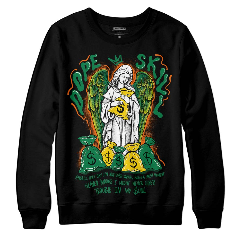 Green Collection DopeSkill Sweatshirt Angels Graphic