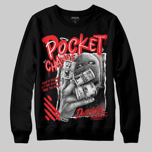 Red Collection DopeSkill Sweatshirt Pocket Change Graphic