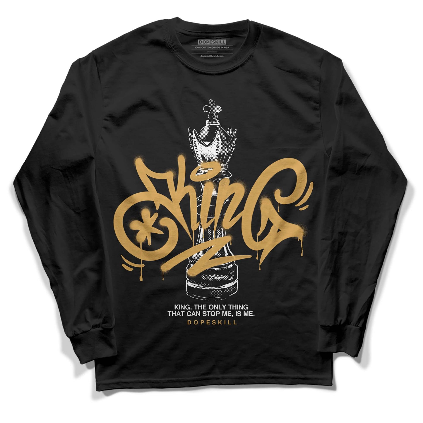 Gratitude 11s DopeSkill Long Sleeve T-Shirt King Chess Graphic
