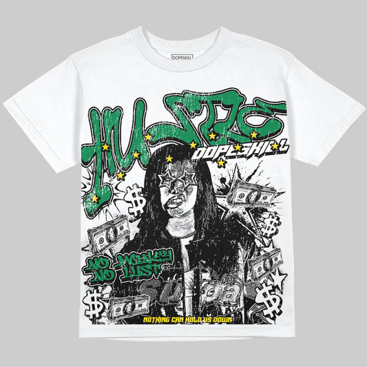 Green Collection DopeSkill Oversize Print T-Shirt No Money No Lust Graphic