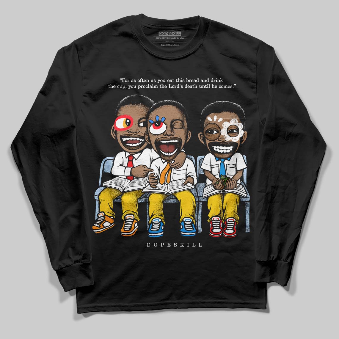 Yellow Ochre 6s DopeSkill Long Sleeve T-Shirt First Sunday Graphic