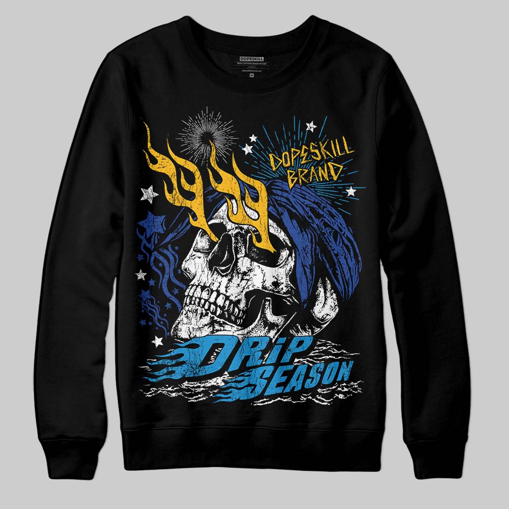 Royal Blue Collection DopeSkill Sweatshirt Drip Season Graphic