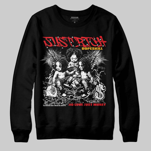 Red Collection DopeSkill Sweatshirt Just Rich Graphic